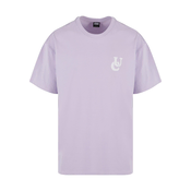 Mens T-shirt UC Weavy Logo Heavy Oversized lilac