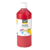 Sijajna polivinilna barva Creall Gloss 500 ml - temno rdeča