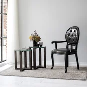 Hanah home Klub sto Amalfi 40x45x40cm Antracit