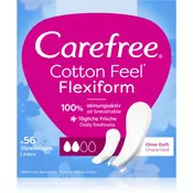 Carefree Cotton Flexiform dnevni ulošci bez parfema 56 kom