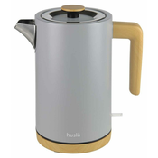 Greatstore Električni kuhalnik 1,5 L sive barve HUSEL 73904