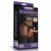 Erotic Collection Easy Strap-on komplet z vibracijami 21,5 cm Lovetoy