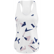 Ženska majica bez rukava Babolat Compete Tank Top Women - white/estate blue