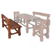 CASARREDO Vrtna klop OM-101 iz masivnega jelševega lesa, 150 cm, izbira barve