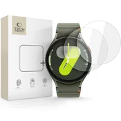 ZAŠČITNO STEKLO TECH-PROTECT GLASS FIT+ 2-PACK SAMSUNG GALAXY WATCH 4/5/6/7 (44 MM) CLEAR