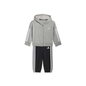 Adidas Komplet trenerka za decake I 3S Fz Fl Jog JY8589, Sivo-crna