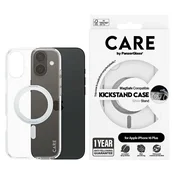 PANZERGLASS OVITEK CARE BY PANZERGLASS KICKSTAND ZA MAGSAFE ZA IPHONE 16 PLUS SREBRN, (21899034)
