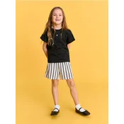 Sinsay - Pamucni pull-on šorts na pruge - šareno