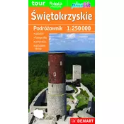 Swietokrzyskie-mapa turystyczna plastik