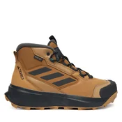 Trekking adidas Terrex Winter Leather Mid Cut Rain.Rdy Cold JR5297 Smeda