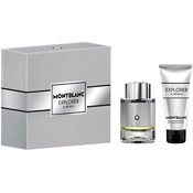 Mont Blanc Set Explorer Platinum - Parfemska voda i gel za tuširanje, 60 + 100 ml