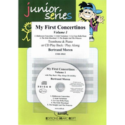 MOREN:MY FIRST CONCERTINOS VOL.1 +CD TROMBONE & PIANO