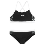 BENCH Bikini, siva / crna / bijela