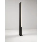 STOR VANJSKA STAJACA SVJETILJKA LED 17Watt 989Lm IP65 3000K CRNA NL9030112