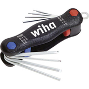 WIHA Mini set 6-ugaonih kljuceva 8/1, W 27936 MultiTool Mini Pocketstar crni