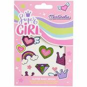 Martinelia Super Girl Glitter Body Tatto tetovaža za otroke 1 kos
