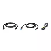 ATEN 2L-7D02UDPX3 KVM kabel Črna 1,8 m