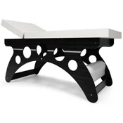 Casa Padrino luxury massage table black/white 190 x 70 x H. 77 cm - Handmade massage table with adjustable headrest - Luxury quality - Made in Italy