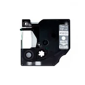 DYMO Dymo D1 45020 združljiv trak - 12 mm x 7 metrov bel/prozoren S0720600, (21405103)