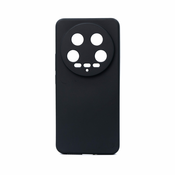 Silikonski ovitek za Xiaomi 14 Ultra Black Matt - Črn