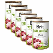 Konzervirana hrana Brit Paté & Meat Duck 6x400 g