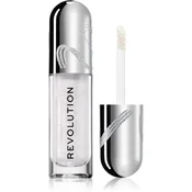 Makeup Revolution Metallic Muse Glitter Muse bleščeča tekoča senčila za oči odtenek Silver 3.5 ml