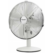 Bestron Retro namizni ventilator, 35 cm, 75°, 35W, bela