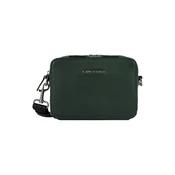 LANCASTER Paris Ročna torbica Sacoche Double Zip Delphino S Vert Foncé zelena