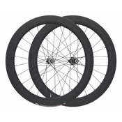 TOCKOVI SHIMANO ULTEGRA WH-R8170-C60 11-12 BRZINA QR (100/142MM) CARBON E-THRU CLINCHER(TUBELESS COMPATIBLE)