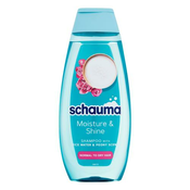 , Schwarzkopf Schauma Moisture & Shine Shampoo vlažilen šampon za normalne do suhe lase za ženske