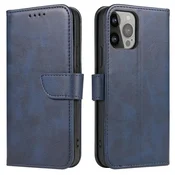 HURTEL Ovitek s pokrovčkom za Samsung Galaxy S24 FE Magnet Case – modri