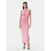 BOSS Večerna obleka Emberia 50540908 Roza Regular Fit