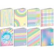 Bilježnica Blasetti One Color - Pastel Plus, A4, 42 str., široki redovi, asortiman