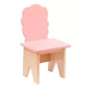 Personalized Wooden Kids’ Chair – Unique Design & Premium Quality! – Cloud Pink
