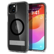 shumee Ovitek Ultra Hybrid S MagSafe s stojalom za iPhone 15, črn