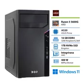 BOF BOF FLASH 3 Ryzen 5 5600G, 16 GB RAM, 1 TB SSD, W11H namizni računalnik, (22109704)