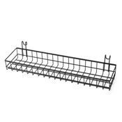 Opviq Zidna dekoracija WR011, 40x9x11 cm,  Crna