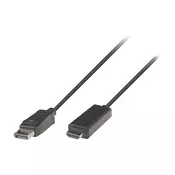 Kabl Displayport M - HDMI AM, single link 2m