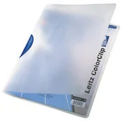 Mapa klip A4 za 30 listov Leitz 4175 modra