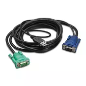 APC Integrated Rack LCD/KVM USB Cable - 10ft (3m) (AP5822)