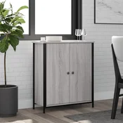 Komoda boja hrasta sonome 70 x 30 x 80 cm od konstruiranog drva Siva