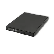 Qoltec Qoltec 51858 Zunanji DVD-RW zapisovalnik, USB 2.0, črn