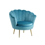 Livetastic FOTELJ, modra tekstil