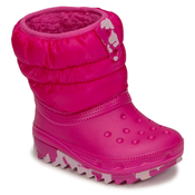 Crocs Škornji za sneg Classic Neo Puff Boot T Rožnata