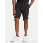 BOSS Kratke hlače iz tkanine 50536723 Črna Slim Fit