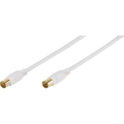 VIVANCO Antenski kabel bijeli 15m 48132 15m Koaksijalni 90dB bijeli Za uredaja povezivanje radija/TV