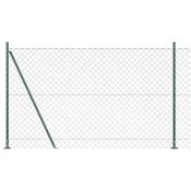 Vidaxl Varjena žična ograja z betonsko podlago 25 x 1,5 m (Š x V)