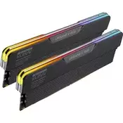 KLEVV URBANE V RGB 32 GB 6400 MT/s DDR5 memorija CL30, set od 2 crna RGB KD5AGUA80-64B300V