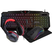 Silverline CM120 gaming combo set s 4u1 madarskom tipkovnicom