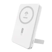 Power bank Dudao K14S Plus 20W 10000mAh MagSafe za bežicno punjenje 15W + USB-C / USB-A, stalak - bijeli